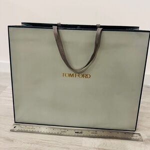 Designer Authentic Tom Ford paper shopping bag Large